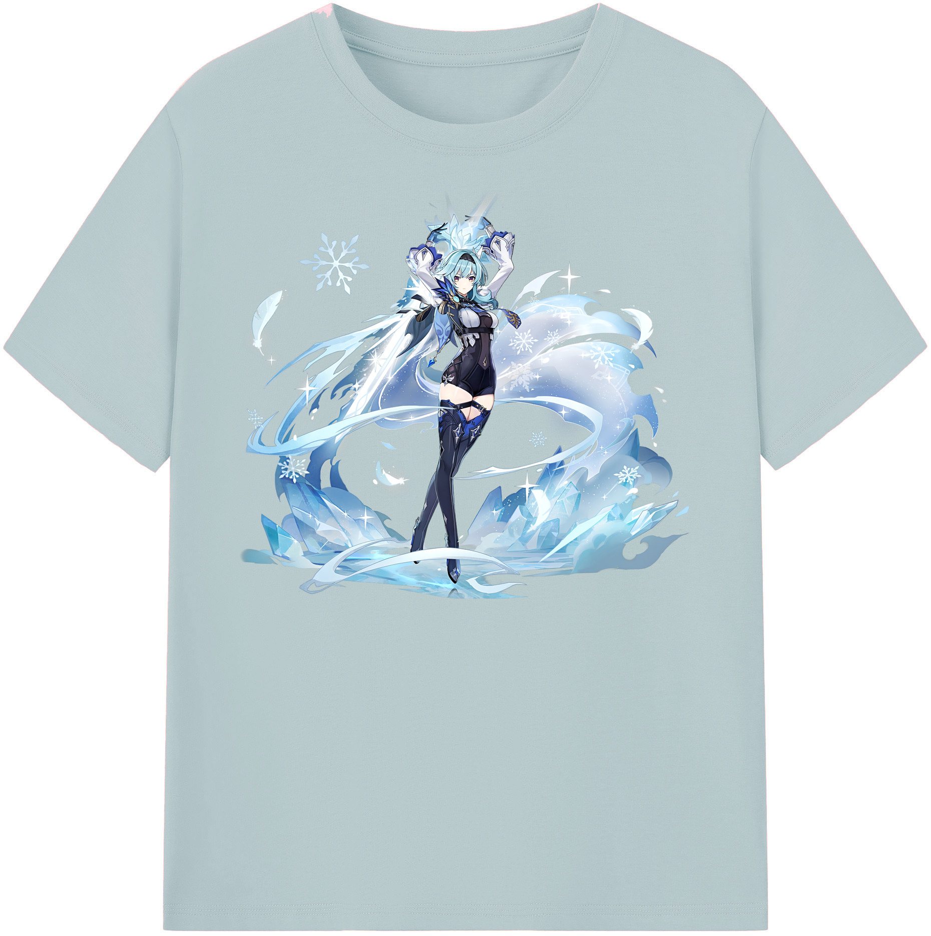 げんし神 优菈 ゆうら genshin Yūra 綿100％半袖Tシャツ（フロントプリント）